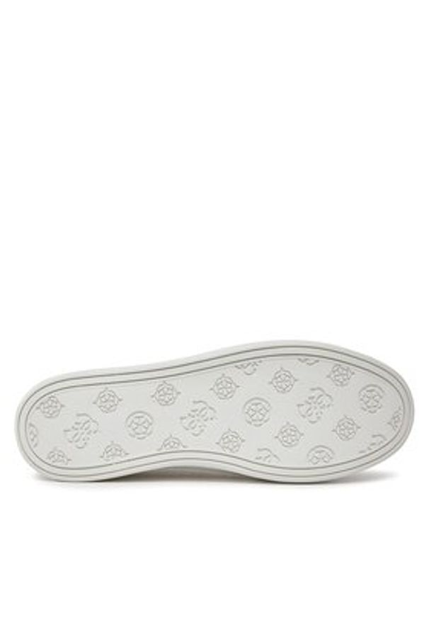 Guess Sneakersy FL8BNY FAL12 Biały. Kolor: biały. Materiał: skóra