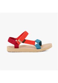 Sandały damskie Teva Original Universal. Kolor: beżowy, niebieski, wielokolorowy. Styl: sportowy