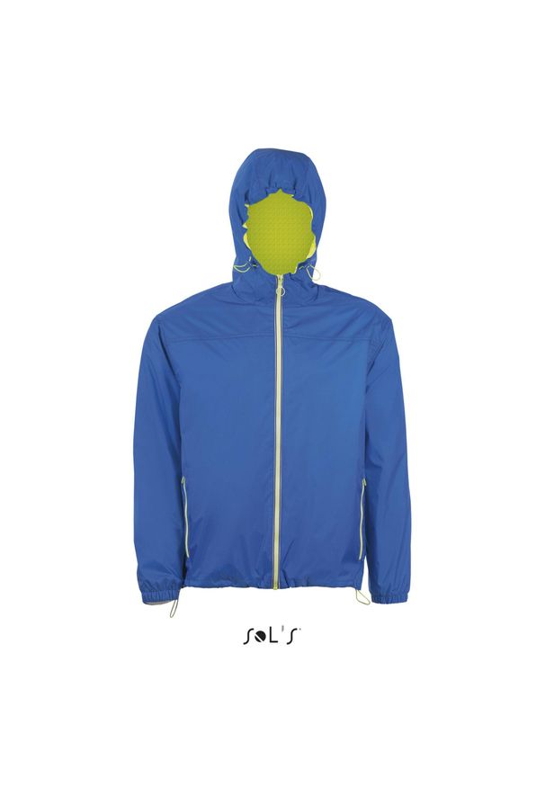 SOL'S - Windbreaker Sol's Skate. Kolor: wielokolorowy, niebieski, żółty. Styl: elegancki