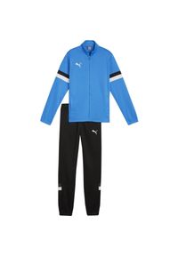 Puma - Dres Dziecięcy/dziecięcy Team Rise. Kolor: czarny, niebieski, wielokolorowy. Materiał: dresówka