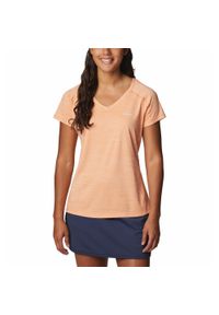 columbia - Koszulka Damska Columbia Zero Rules Short Sleeve T-Shirt. Kolor: pomarańczowy