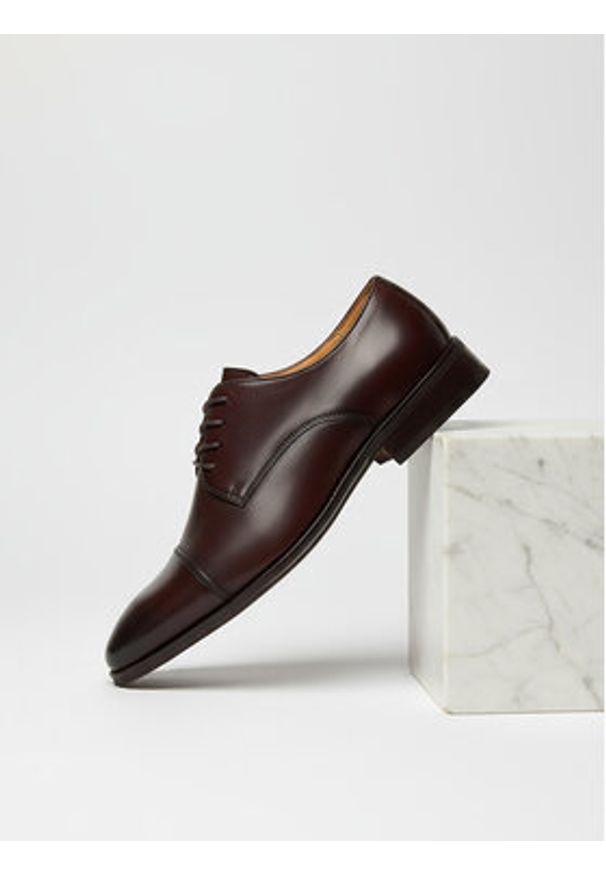 Gino Rossi Półbuty CEO-FELICE-01 125AM Brązowy. Kolor: brązowy. Materiał: skóra