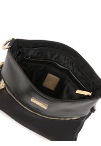 Kazar - Minimalistyczna miejska torebka z tkaniny. Kolor: czarny. Wzór: aplikacja. Materiał: skórzane. Styl: klasyczny #3