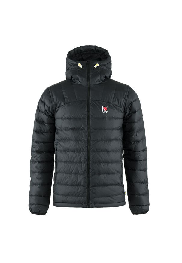 Fjällräven - Kurtka puchowa Fjallraven Expedition Pack Down Hoodie. Kolor: czarny. Materiał: puch. Sport: turystyka piesza