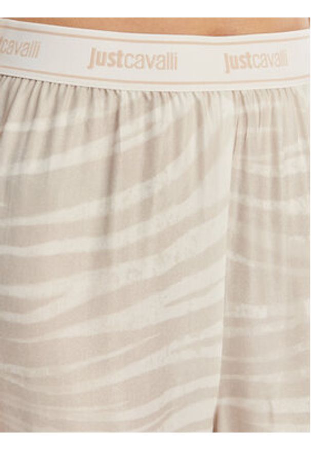Just Cavalli Spodnie materiałowe 80PAA1P0 NS844 Kolorowy Regular Fit. Materiał: wiskoza. Wzór: kolorowy