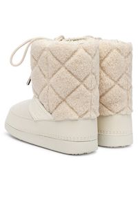 Love Moschino - LOVE MOSCHINO Śniegowce JA24422G0NISJ12B Écru. Materiał: skóra #4