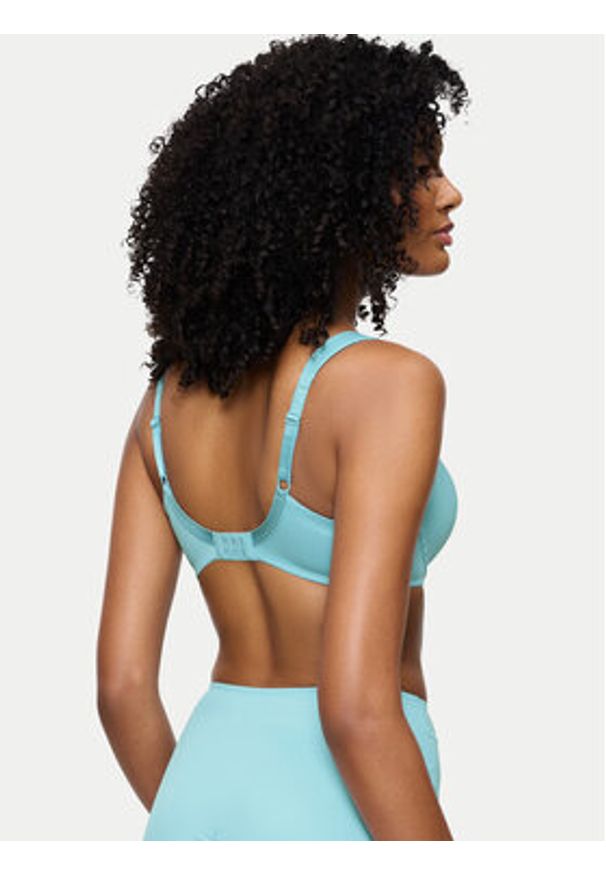 Triumph Biustonosz z fiszbiną True Shape Sensation 10218201 Niebieski. Kolor: niebieski. Materiał: syntetyk