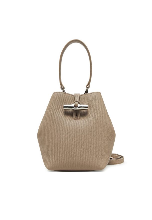 Longchamp Torebka 10279HFP Beżowy. Kolor: beżowy. Materiał: skórzane