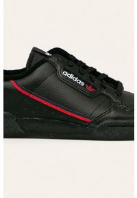 adidas Originals - Buty dziecięce Continental 80. Zapięcie: sznurówki. Kolor: czarny. Materiał: syntetyk, materiał, skóra, guma. Szerokość cholewki: normalna #2