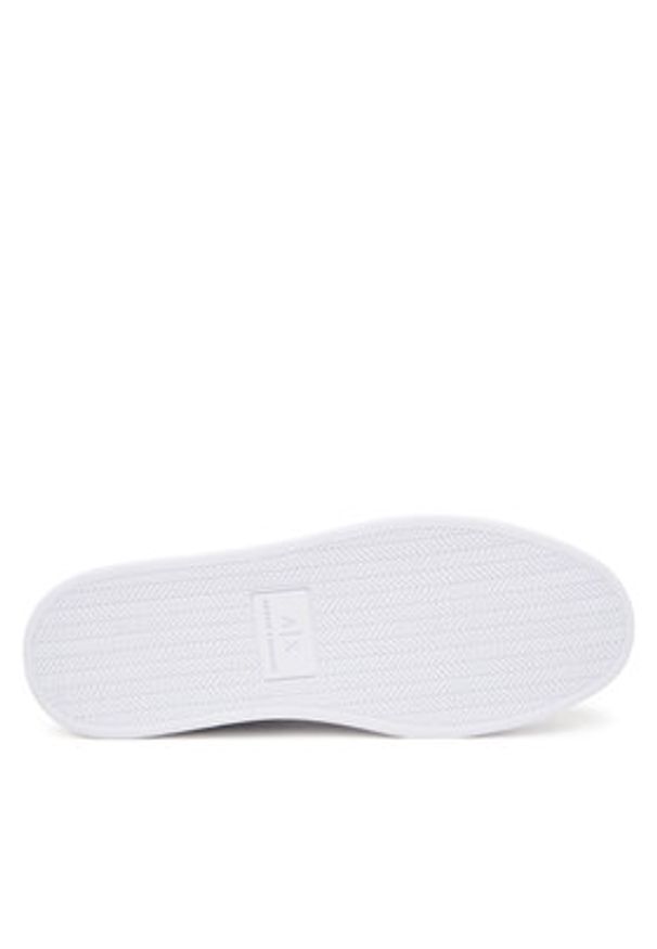 Armani Exchange Sneakersy XW000295 AF11912 U0002 Biały. Kolor: biały. Materiał: skóra