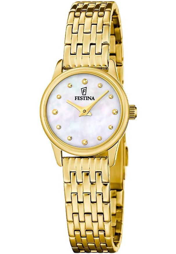 Zegarek Festina Zegarek damski Festina F20750-1 złoty. Kolor: złoty