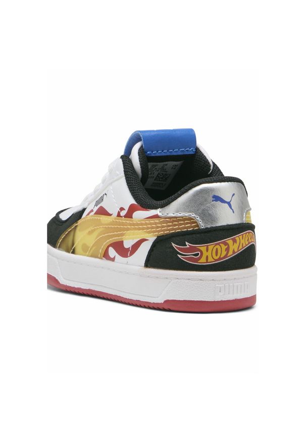 Puma - Sneakersy dla małych dzieci Caven 2.0 PUMA × HOT WHEELS™ PUMA. Kolor: biały, czerwony, wielokolorowy, czarny. Sezon: lato. Sport: koszykówka