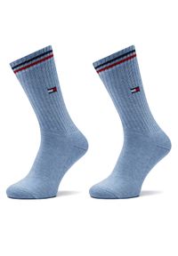 TOMMY HILFIGER - Tommy Hilfiger Skarpety długie 701228176 Niebieski. Kolor: niebieski. Materiał: bawełna #1