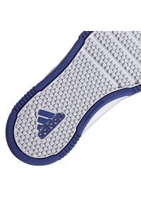 Adidas - Buty adidas Tensaur Hook and Loop Jr H06307 białe. Okazja: na spacer. Zapięcie: rzepy. Kolor: biały. Materiał: guma, syntetyk, materiał, skóra. Szerokość cholewki: normalna. Sport: turystyka piesza #7
