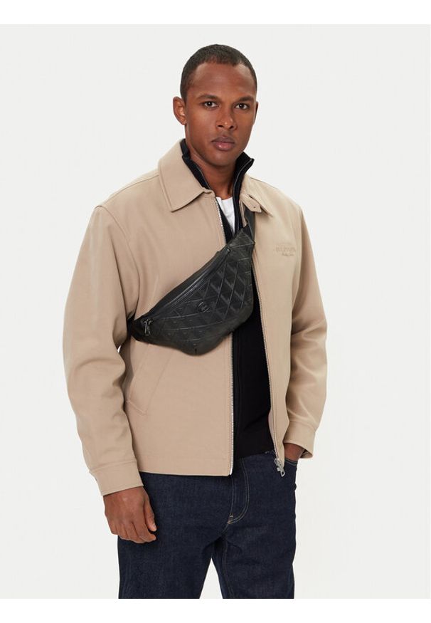 Lacoste Nerka NH5061MR Czarny. Kolor: czarny. Materiał: skóra