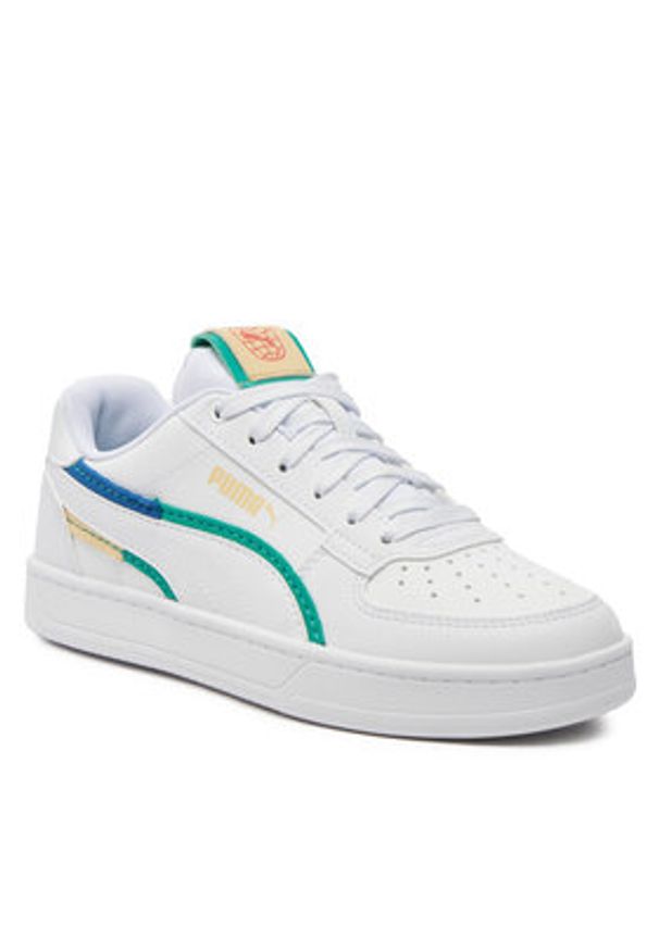 Puma Sneakersy Caven 2.0 Ready, Set, Better Jr 395648-01 Biały. Kolor: biały. Materiał: skóra