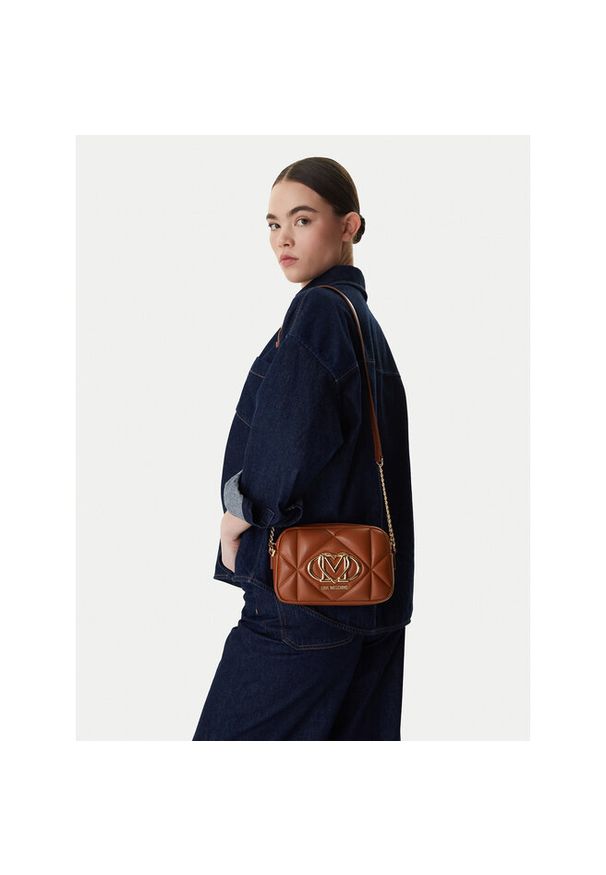 Love Moschino - Torebka LOVE MOSCHINO. Kolor: brązowy