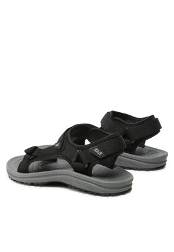 Jack Wolfskin Sandały Wave Breaker M 4052011 Czarny. Kolor: czarny. Materiał: materiał