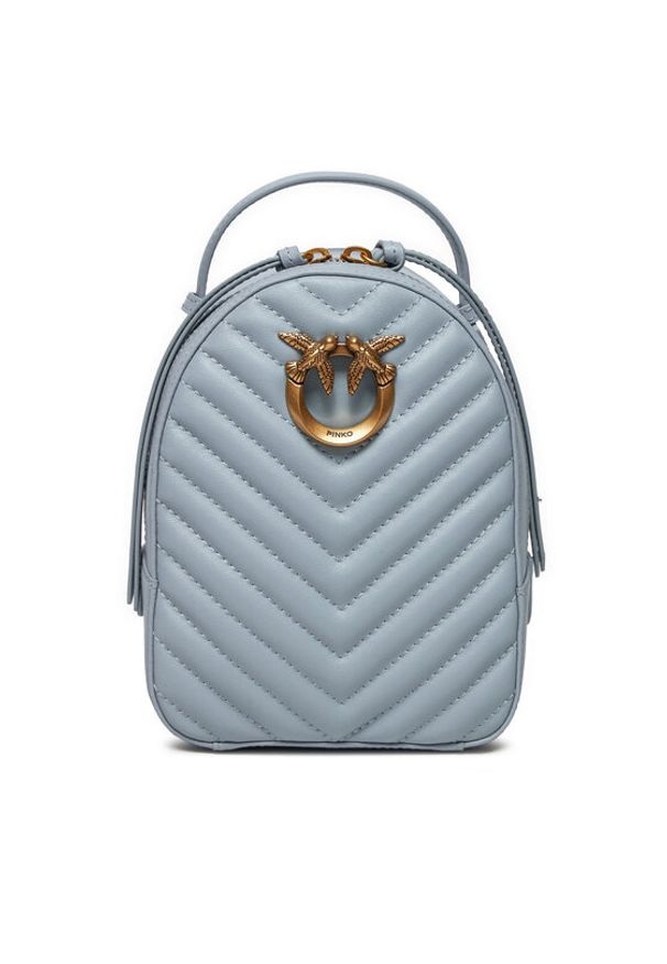 Pinko - PINKO Plecak Love Click Mini Backpack . AI 24-25 PLTT 103614 A1J2 Błękitny. Kolor: niebieski. Materiał: skóra