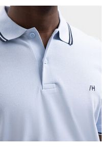 Selected Homme Polo 16087840 Błękitny Regular Fit. Typ kołnierza: polo. Kolor: niebieski. Materiał: bawełna