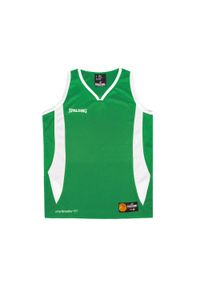 SPALDING - Koszulka dla dzieci Spalding Jam. Kolor: wielokolorowy, biały, zielony. Sport: koszykówka #1