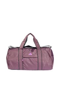 Adidas - Torba Yoga Duffel. Kolor: fioletowy, szary, wielokolorowy. Materiał: materiał