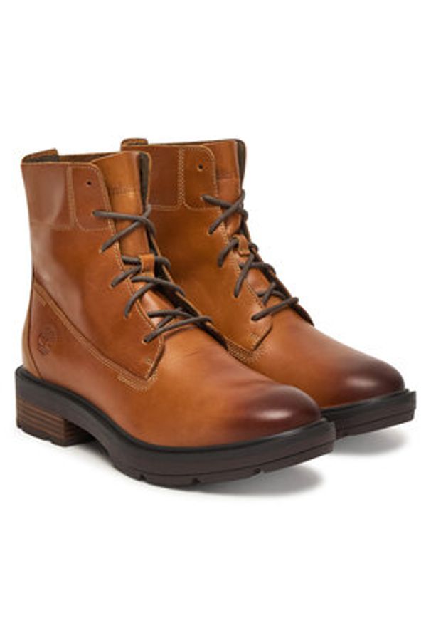 Timberland Trzewiki Brimfield TB0A43AXEM41 Brązowy. Kolor: brązowy. Materiał: skóra