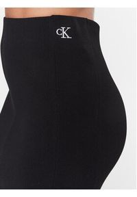 Calvin Klein Jeans Spódnica ołówkowa J20J221437 Czarny Slim Fit. Kolor: czarny. Materiał: syntetyk #4