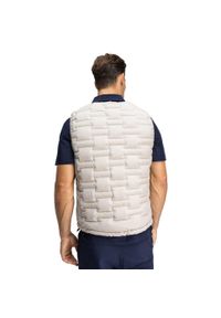 SIROKO - Kamizelka do golfa męska Royal Sand. Typ kołnierza: golf. Kolor: beżowy. Sport: golf #2