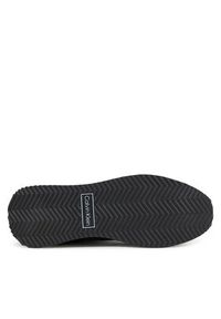 Calvin Klein Sneakersy Runner Lace Up - Nylon Mix HW0HW02395 Czarny. Kolor: czarny. Materiał: skóra
