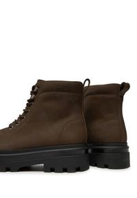 Calvin Klein Jeans Trapery Lugged Laceup Boot Oxf Hiking Nb YM0YM01076 Brązowy. Kolor: brązowy. Materiał: skóra