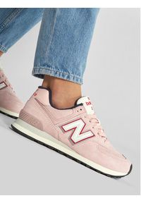 New Balance Sneakersy WL574YP2 Różowy. Kolor: różowy. Materiał: materiał. Model: New Balance 574 #7