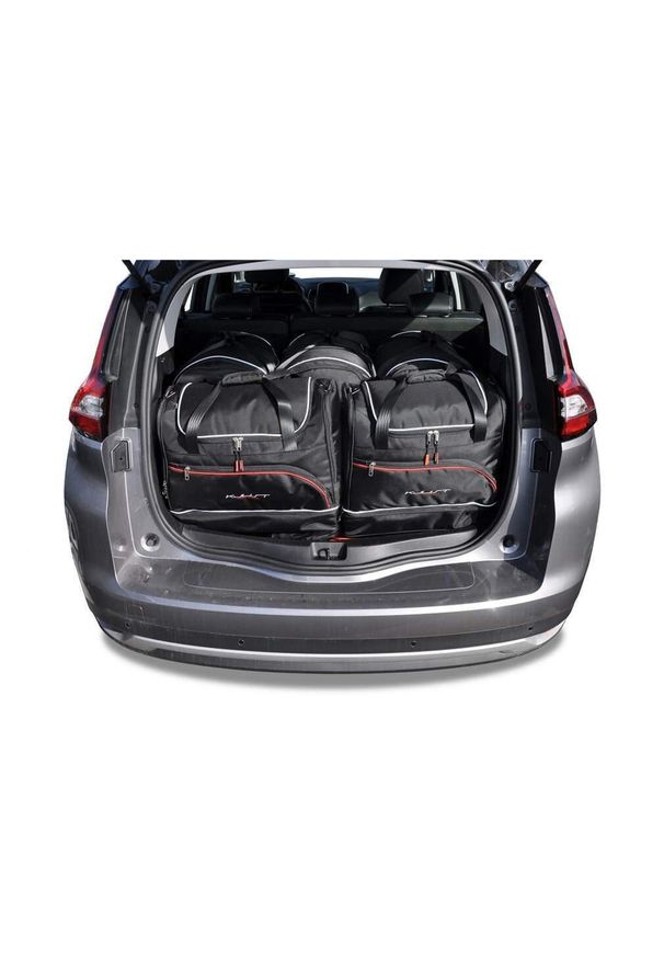 KJUST - Torby Do Bagażnika Renault Grand Scenic 2016-2021 5Szt Kjust. Kolor: czarny. Styl: sportowy