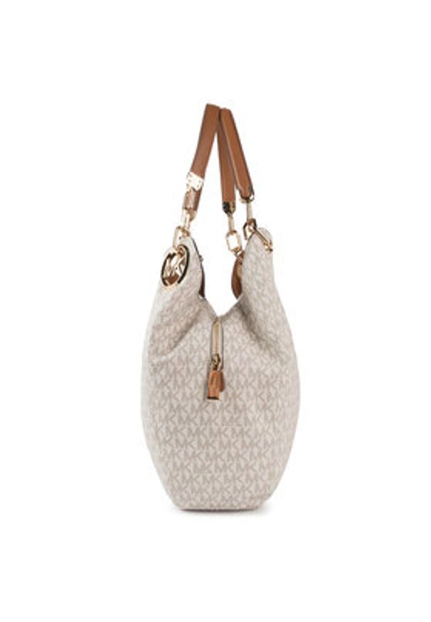 Michael Kors Torebka Lillie 30T9G0LE3B Beżowy. Kolor: beżowy. Materiał: skórzane