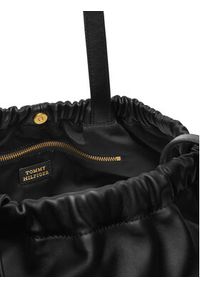 TOMMY HILFIGER - Tommy Hilfiger Torebka Soft Leather Tote AW0AW18308 Czarny. Kolor: czarny. Materiał: skórzane #5