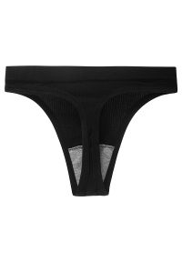 Intica - Stringi niewidoczne pod ubraniem z elastycznego materiału Nubia. Kolor: czarny. Materiał: materiał