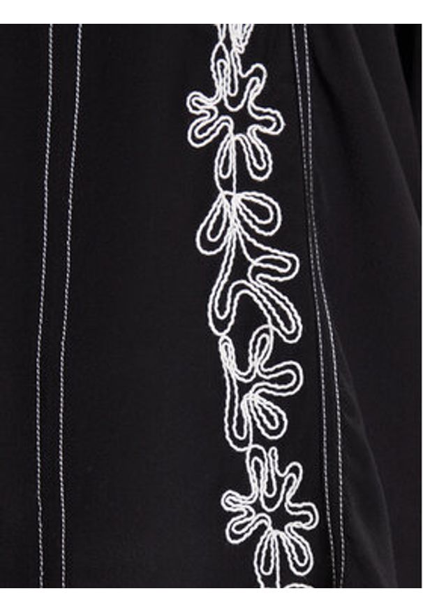 Desigual Bluzka Tallo 25WWBW07 Czarny Loose Fit. Kolor: czarny. Materiał: wiskoza