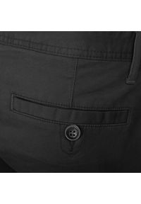 Bawełniane Spodnie z Bocznymi Kieszeniami (Cargo) - Pako Jeans - Czarne. Kolor: czarny. Materiał: elastan, bawełna #3