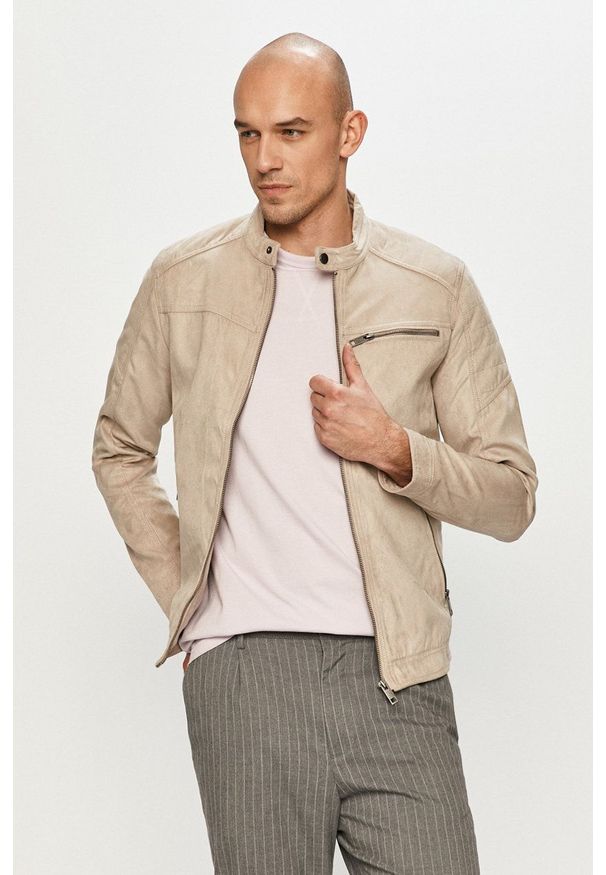 Jack & Jones - Kurtka. Okazja: na co dzień. Kolor: szary. Styl: casual