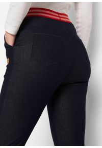 bonprix - Legginsy w optyce dżinsowych. Kolor: niebieski