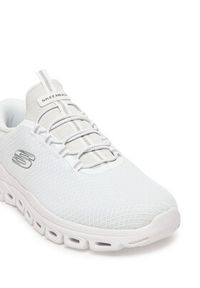 skechers - Skechers Sneakersy Glide-Step-Noxus 233010/WHT Biały. Kolor: biały. Materiał: materiał #5
