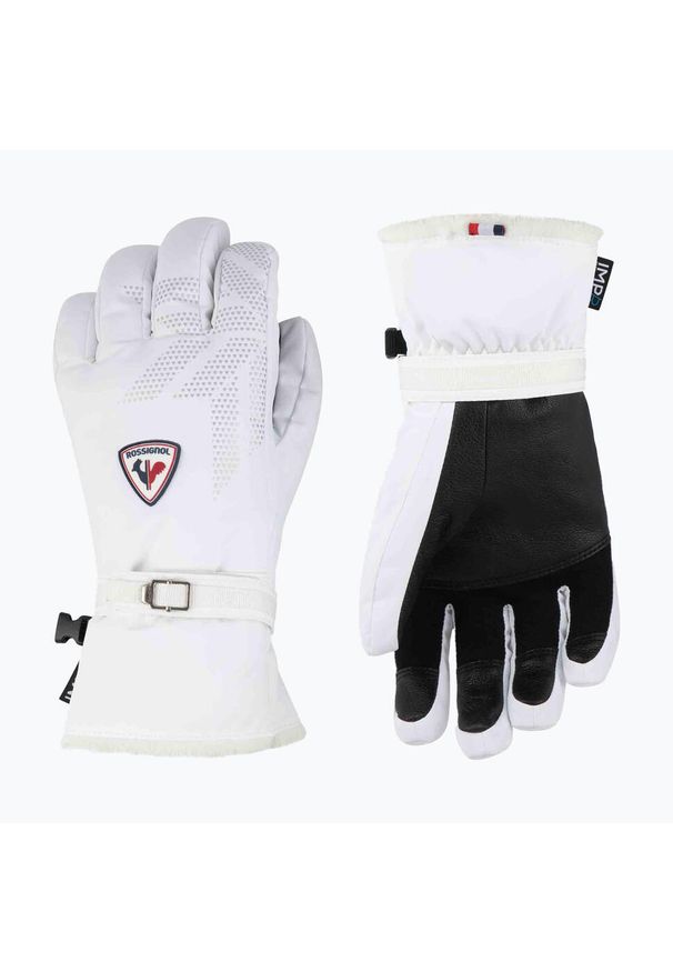 Rękawice narciarskie damskie Rossignol Romy Impr G. Kolor: biały. Sezon: zima. Sport: narciarstwo