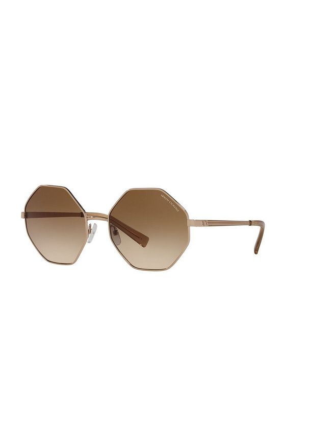 Armani Exchange - Okulary przeciwsłoneczne 0AX2035S. Kształt: okrągłe. Kolor: różowy