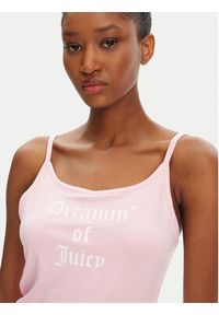 Juicy Couture Top Dream Of Vest JCLCT125505 Różowy Slim Fit. Kolor: różowy. Materiał: syntetyk #5