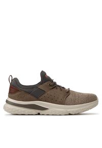 skechers - Skechers Sneakersy Caspian 210553/TPE Brązowy. Kolor: brązowy. Materiał: materiał