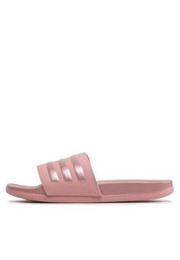 Adidas - adidas Klapki adilette Comfort GW8741 Różowy. Kolor: różowy. Materiał: skóra #2
