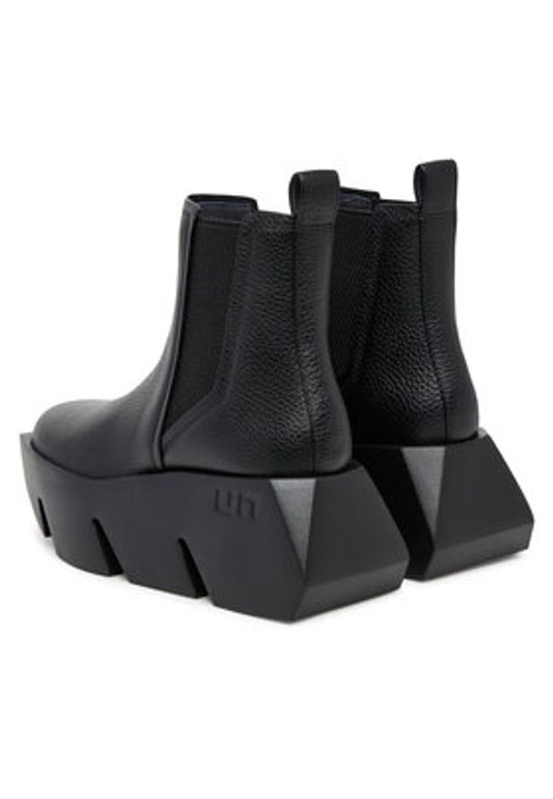 United Nude Botki Bull Chelsea 10960560165 Czarny. Kolor: czarny. Materiał: skóra