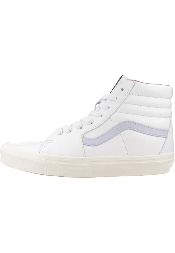 Vans - Buty VANS SK8-HI PREMIUM LEATHER Biały. Kolor: biały. Materiał: skóra. Model: Vans SK8