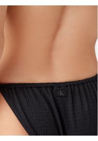 Calvin Klein Swimwear Dół od bikini KW0KW02728 Czarny. Kolor: czarny. Materiał: syntetyk