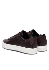Calvin Klein Sneakersy Basket Cups Oxf Lth-Neo HM0HM02204 Brązowy ciemny. Kolor: brązowy. Materiał: skóra #5